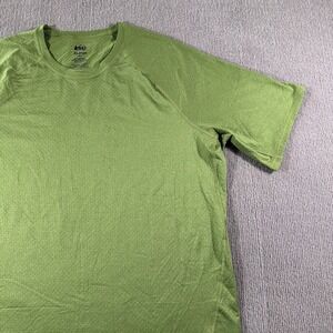 REI Shirt Mens XL‎ Short Sleeve Crew Neck Outdoors Activewear Green